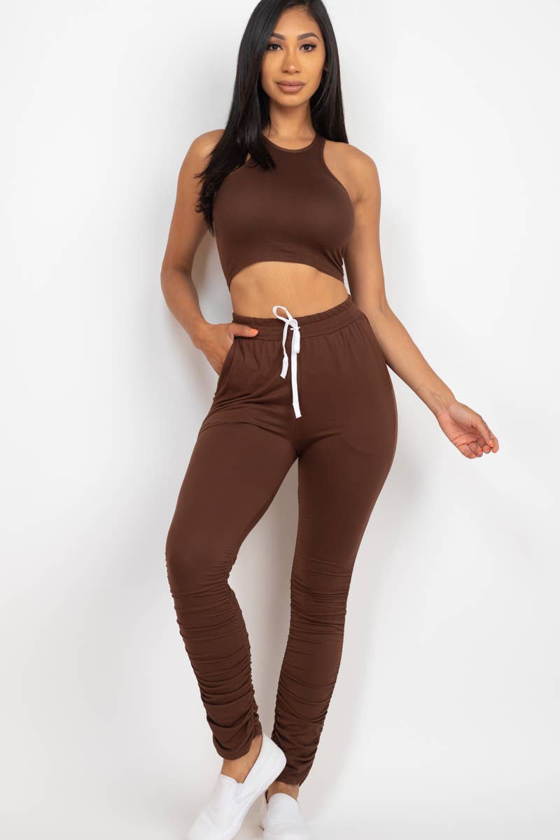 The Flow Ruched Bodybduilding Set