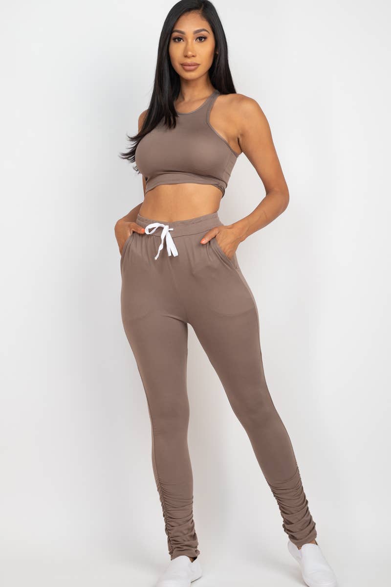 The Flow Ruched Bodybduilding Set