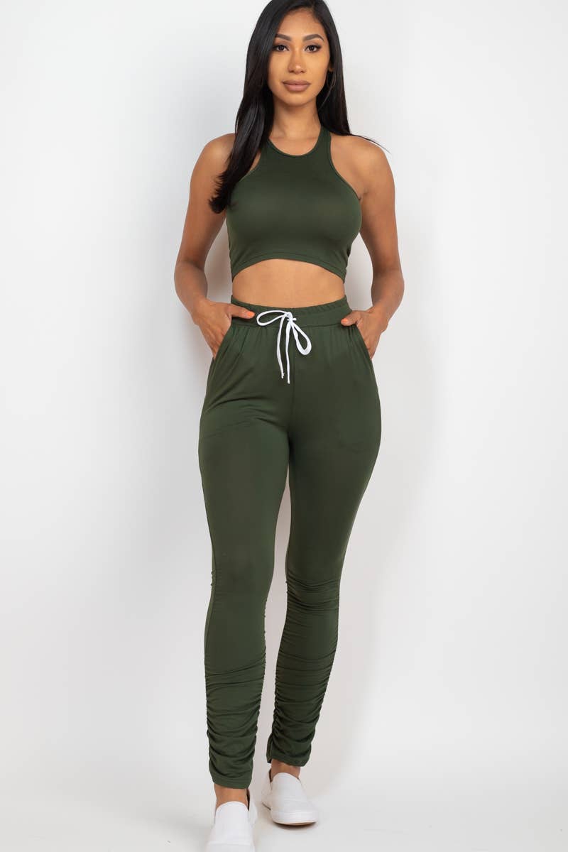 The Flow Ruched Bodybduilding Set