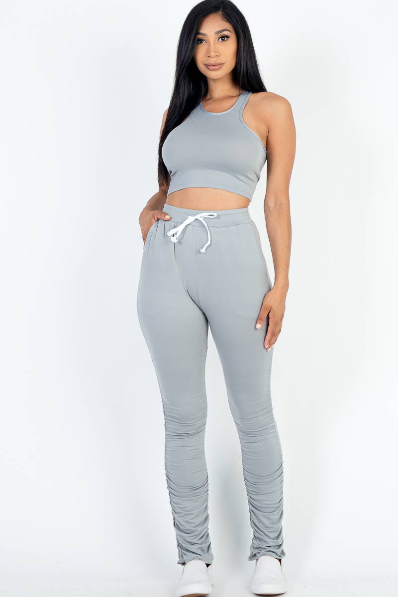 The Flow Ruched Bodybduilding Set