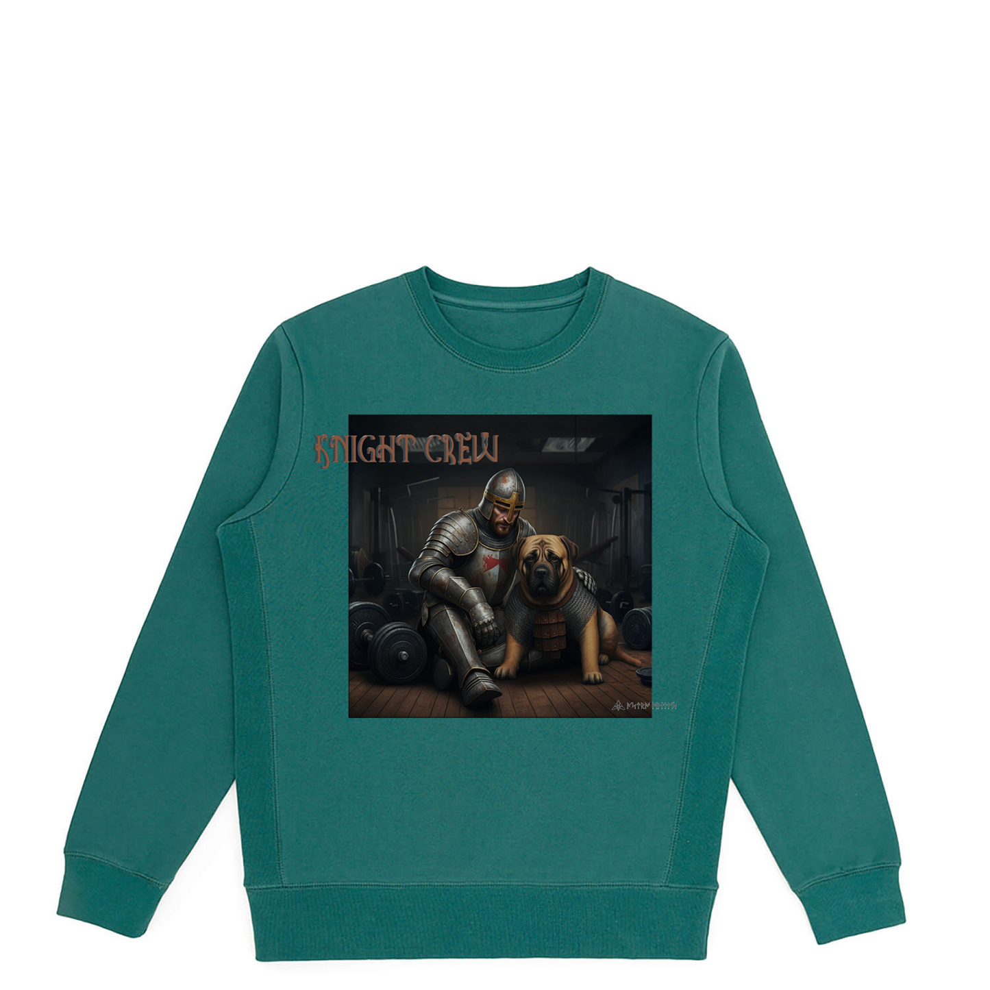 Limited Edition Custom 100% USA Cotton Crew Neck - Bayberry Green