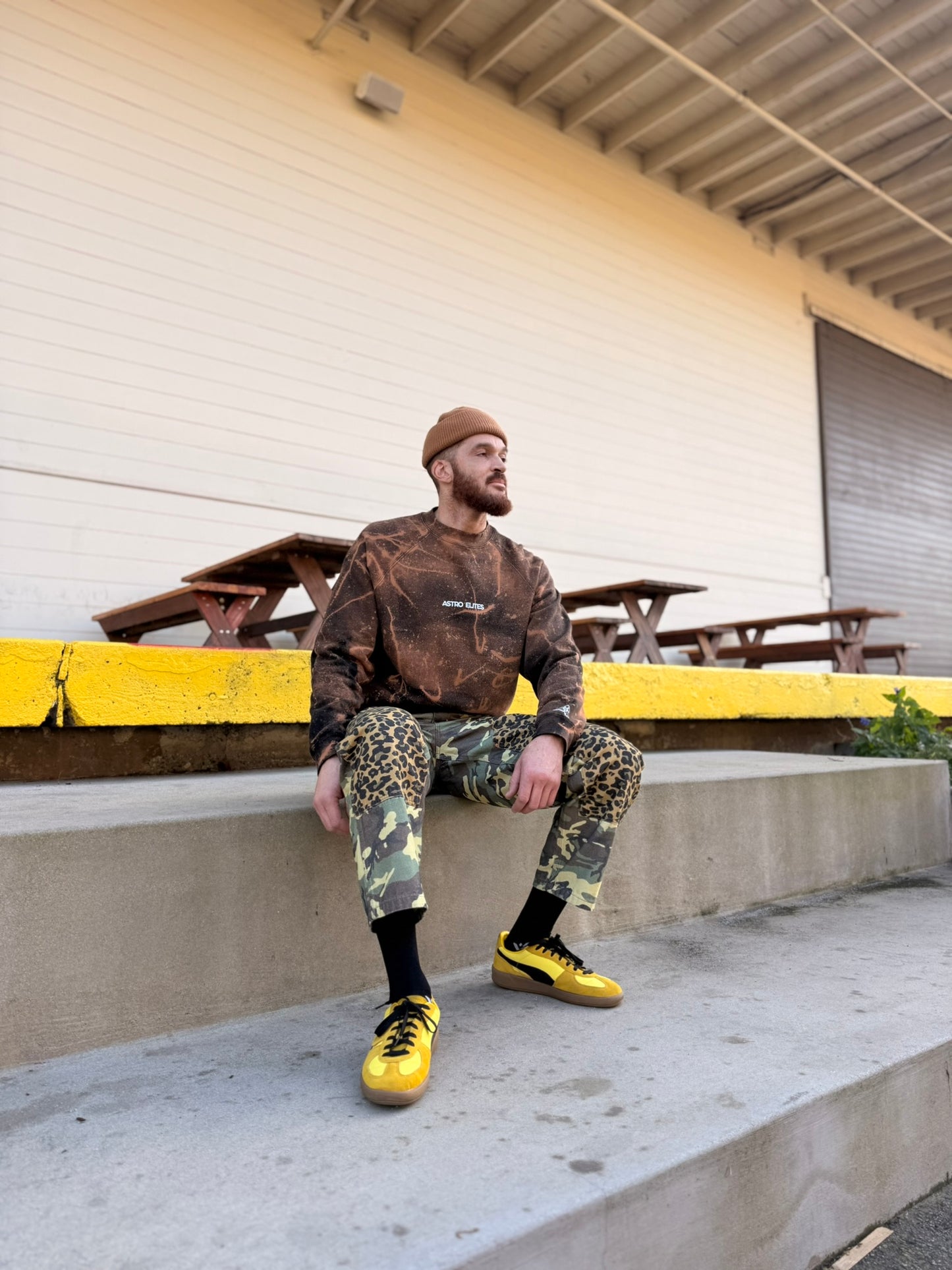 V2 Alpha Acid Wash Crew Neck