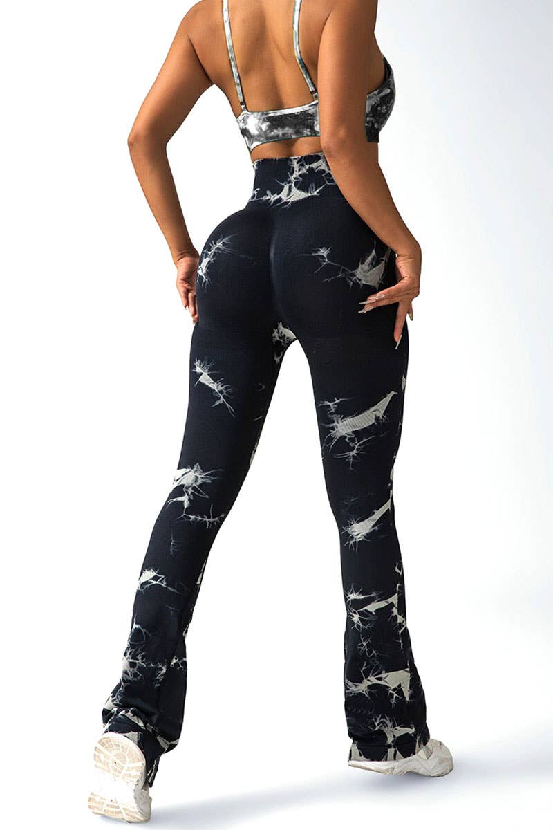 Premium Seamless Tie-Dye Yoga Leggings